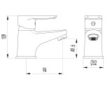 Batéria drezová NEW KLASIK | stojánková 170mm | SAMTEK Batéria drezová NEW KLASIK | stojánková 170mm | SAMTEK