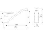 Batéria drezová NEW KLASIK | stojánková 210mm | SAMTEK