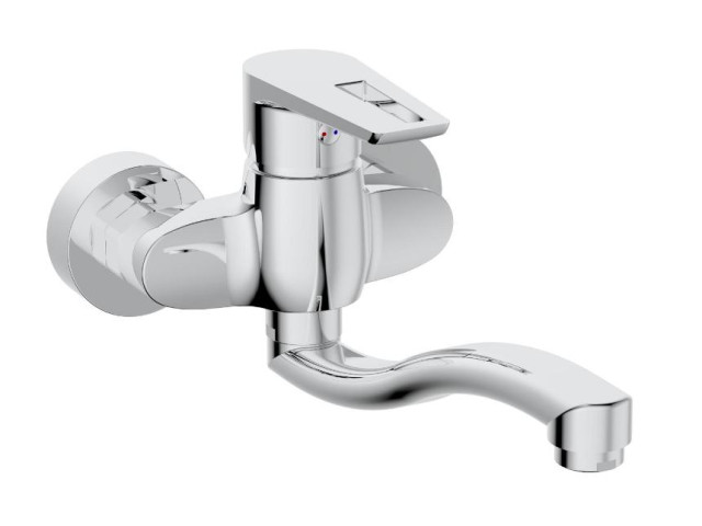 Batéria drezová NEW KLASIK | nástenná 100mm | SAMTEK Batéria drezová NEW KLASIK | nástenná 100mm | SAMTEK
