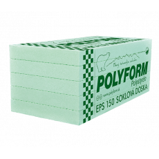 Expandovaný polystyrén EPS 150 | Soklová doska | Polyform