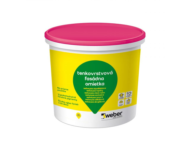 Fasádna omietka weberpas nova S | Weber