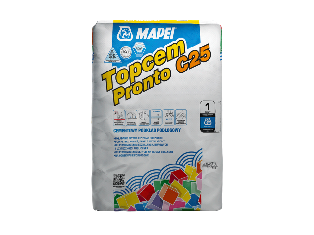 Poter Rýchly Topcem Pronto C25 | Mapei Poter Rýchly Topcem Pronto C25 | Mapei