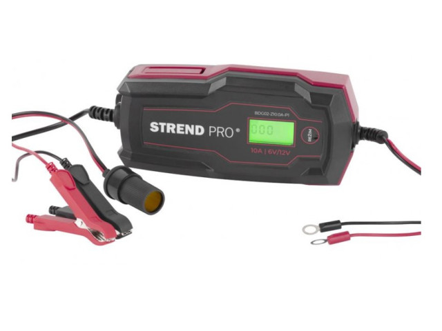 Nabíjačka Strend Pro BD02-Z10.0A-P1, 160W, 2A/10A, 6V/12V, IP65, LCD, na autobatérie | Worcraft Nabíjačka Strend Pro BD02-Z10.0A-P1, 160W, 2A/10A, 6V/12V, IP65, LCD, na autobatérie | Worcraft