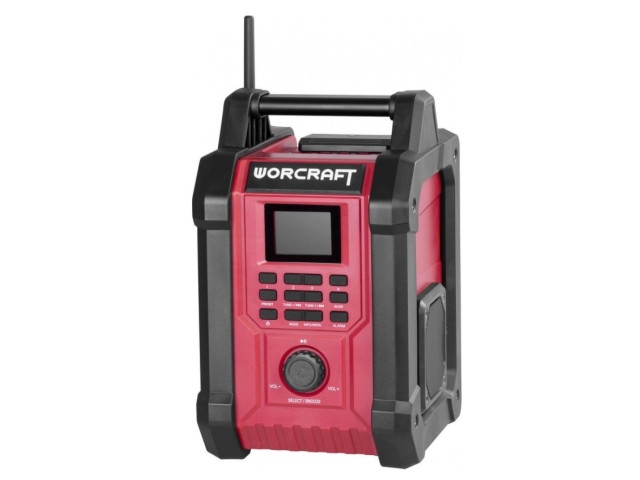 Rádio Worcraft CBTS-S20LiH, DAB+FM, 20V, Bluetooth, AUX, 2x15W | Worcraft Rádio Worcraft CBTS-S20LiH, DAB+FM, 20V, Bluetooth, AUX, 2x15W | Worcraft