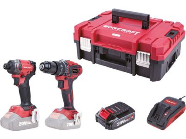Set Worcraft XCUBE030 ShareSYS Toolbox, uťahovák 260 Nm, skrutkovač 50 Nm, 2x 2.0 Ah akumulátor, 1x rýchlonabíjačka | Worcraft Set Worcraft XCUBE030 ShareSYS Toolbox, uťahovák 260 Nm, skrutkovač 50 Nm, 2x 2.0 Ah akumulátor, 1x rýchlonabíjačka | Worcraft
