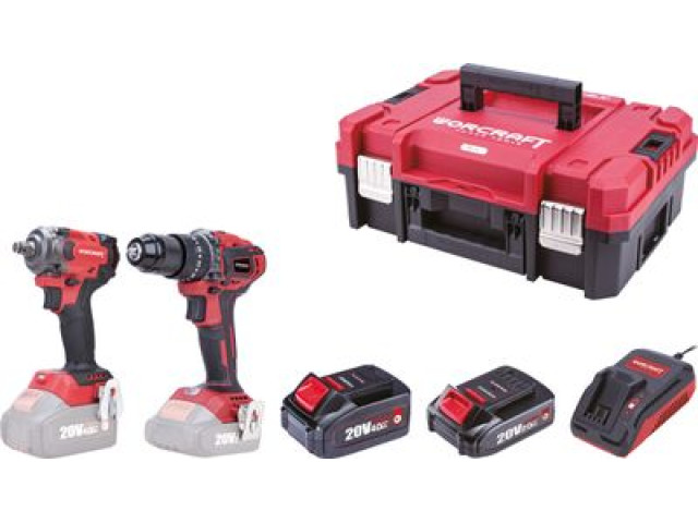 Set Worcraft XCUBE031 ShareSYS Toolbox, uťahovák 450 Nm, skrutkovač 50 Nm, 2x akumulátor, 1x rýchlonabíjačka | Worcraft Set Worcraft XCUBE031 ShareSYS Toolbox, uťahovák 450 Nm, skrutkovač 50 Nm, 2x akumulátor, 1x rýchlonabíjačka | Worcraft