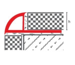 Ukončovací profil oblý uzavretý s nosom | PVC | 6mm | Celox Ukončovací profil oblý uzavretý s nosom | PVC | 6mm | Celox