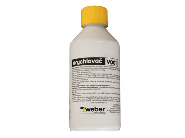 Urýchľovač tuhnutia omietok V001 | Weber Urýchľovač tuhnutia omietok V001 | Weber