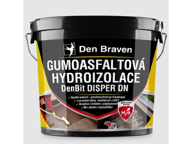Gumoasfaltová hydroizolácia DenBit DISPER DN | Den Braven