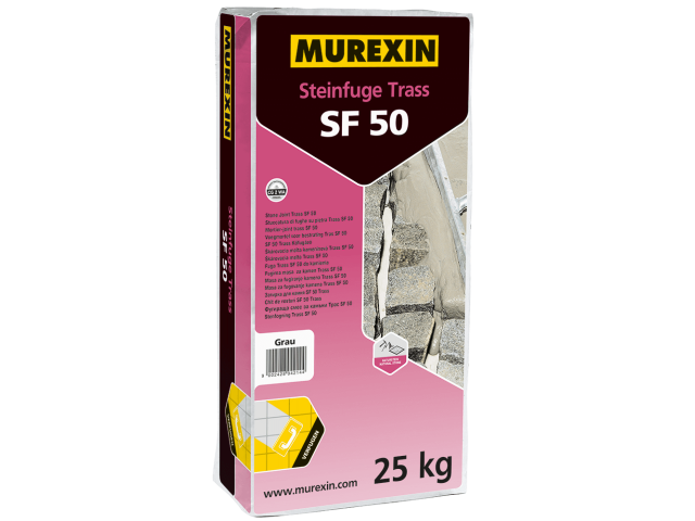 Škárovacia malta kameninová TRASS SF 50 | Šedá - Grau |  Murexin